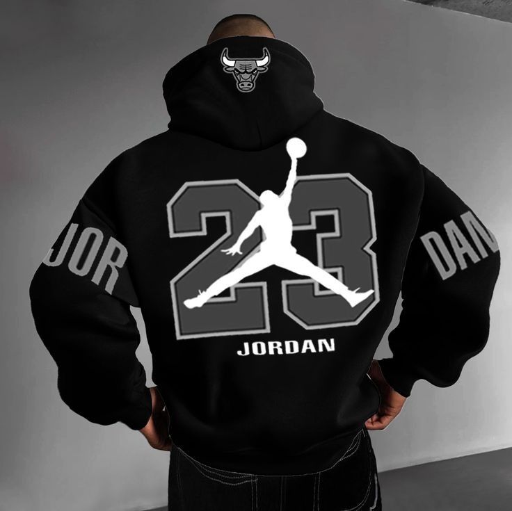 White Hoodie Jordan Style